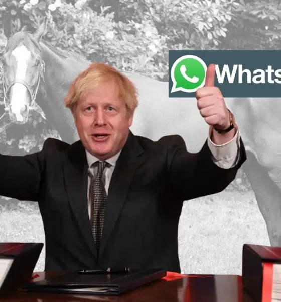 Boris Johnson just joked about missing WhatsApps