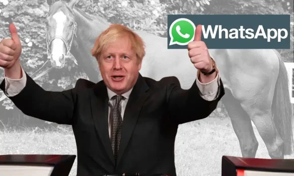Boris Johnson just joked about missing WhatsApps