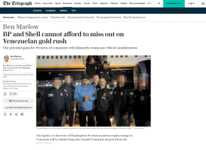 Maduro’s capture paves the way for Shell