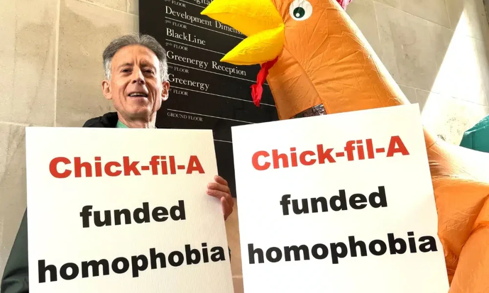 Protest as Chick-fil-A opens first London restaurant