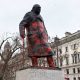 Churchill statue branded ‘zionist war criminal’ in Whitehall