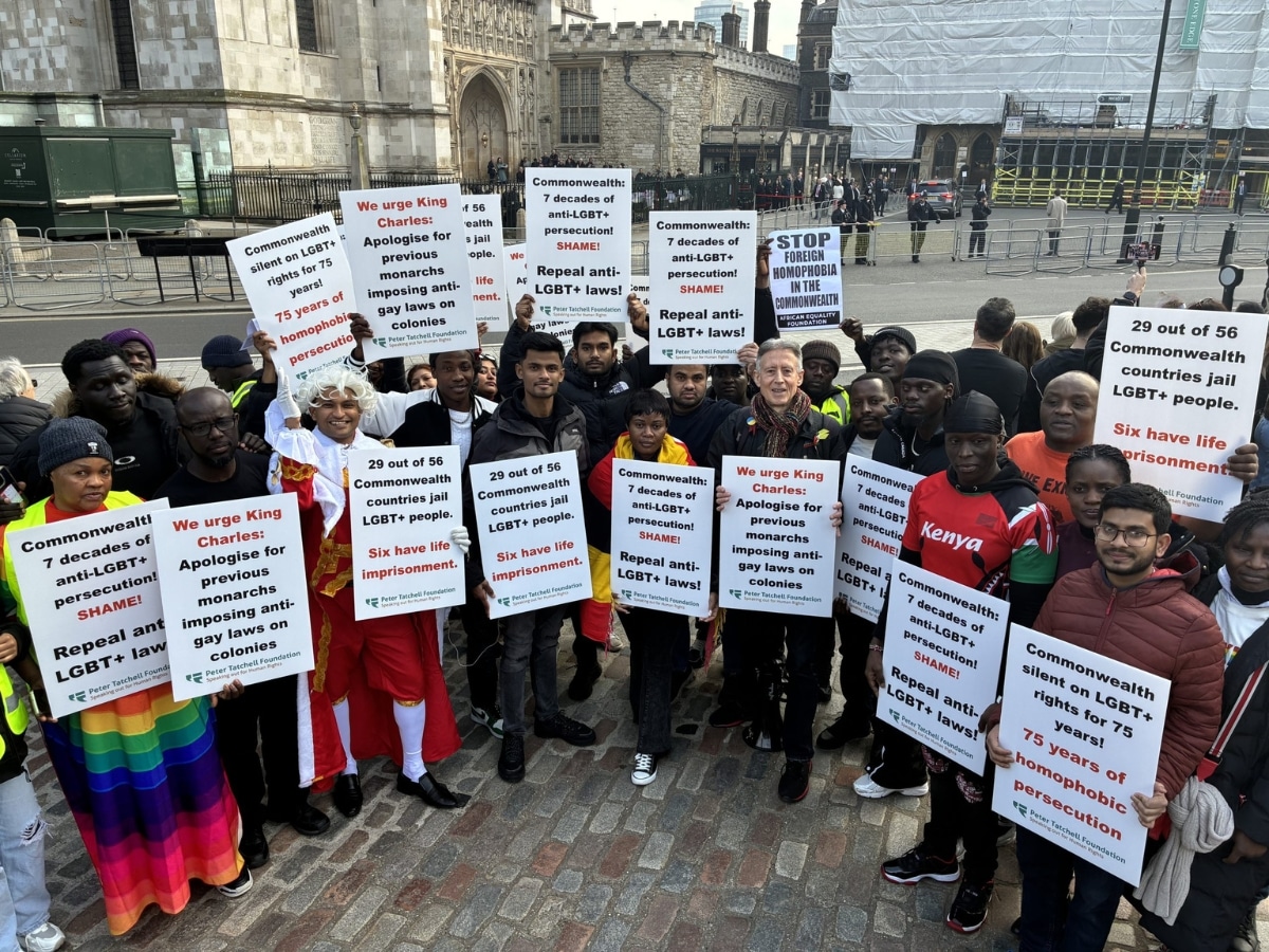 Charles heckled over Britain’s homophobic past