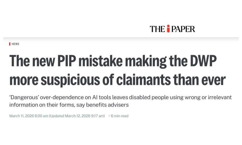 DWP bullshit propped up by mainstream media