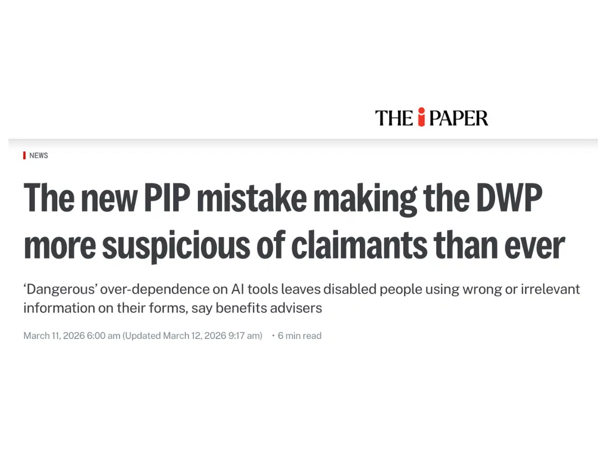 DWP bullshit propped up by mainstream media