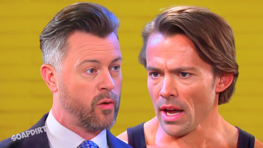 Days of our Lives Spoilers: EJ DiMera (Dan Feuerriegel) - Philip Kiriakis (John-Paul Lavoisier)