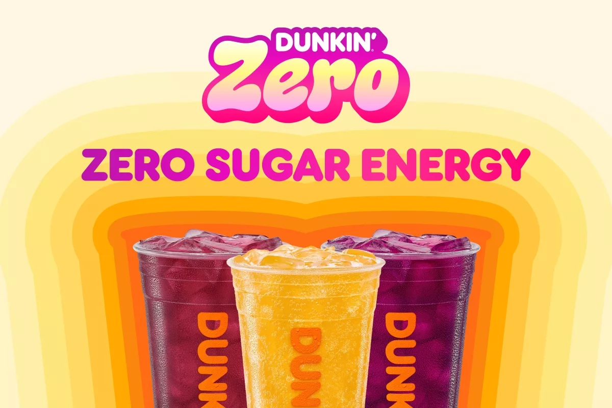 Dunkin’ debuts zero-sugar energy beverages