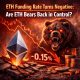 Eth Funding Rate Turns Negative: Are Eth Bears Back In Control?