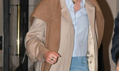 Emma Watson at Hotel Palazzo Parigi during Milan Fashion Week on February 21