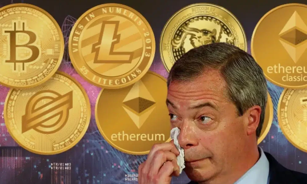 Farage in ruins as foreign funding and crypto donations banned