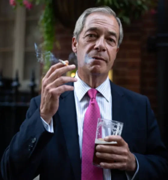 Farage doesn't take well to losing