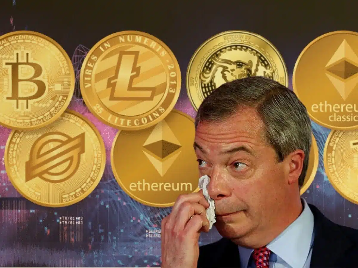 Farage in ruins as foreign funding and crypto donations banned