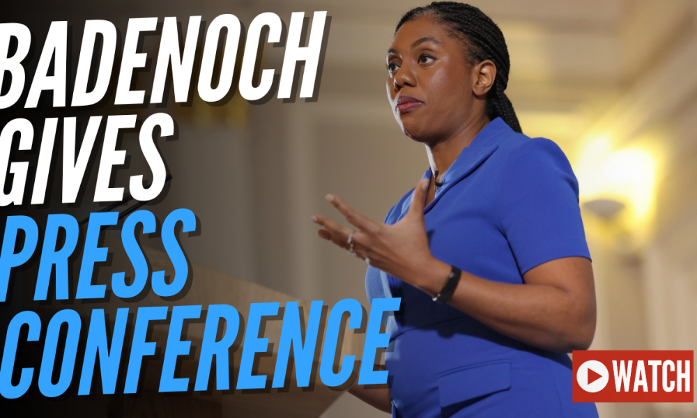 LIVE: Badenoch Gives Speech in Westminster