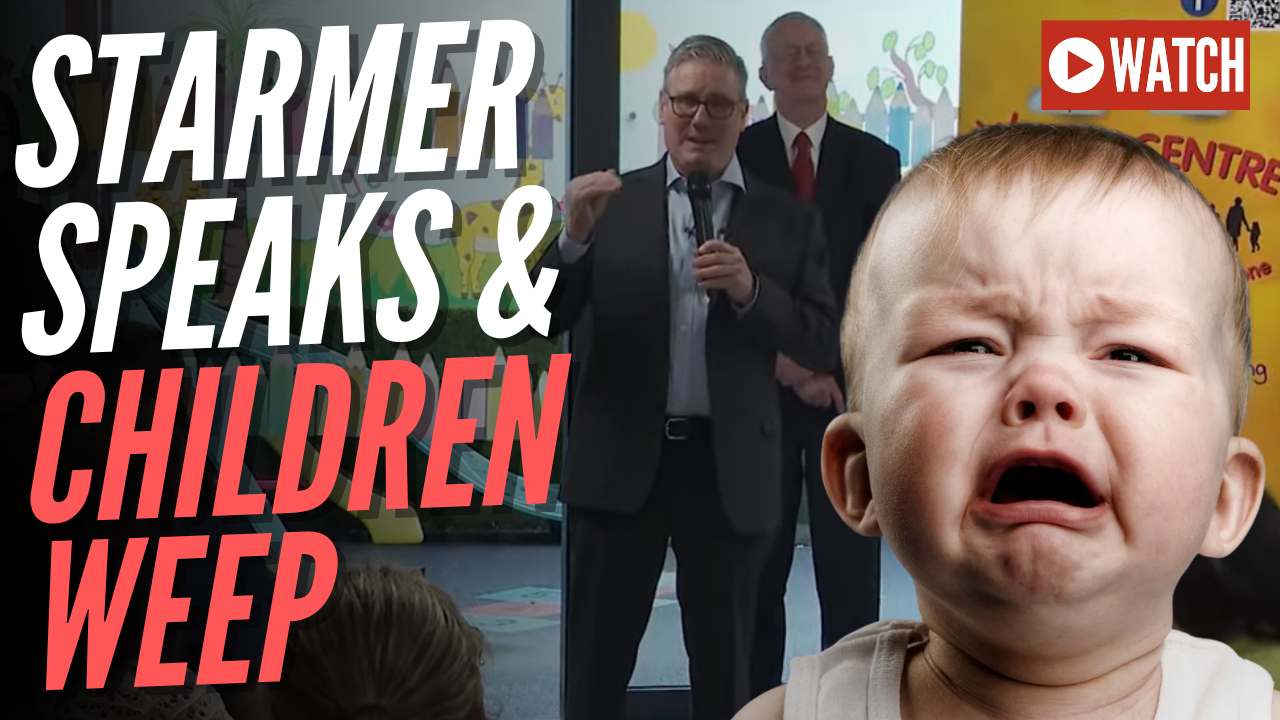 WATCH: Babies Wail During Starmer’s Remarks in Belfast