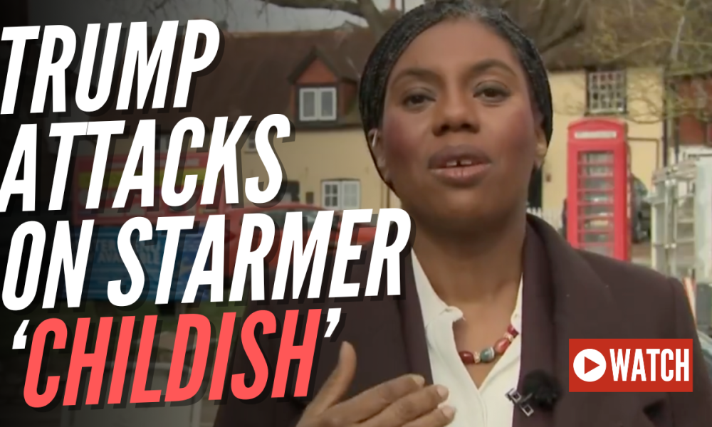 Badenoch: Trump’s Attacks on Starmer “Quite Shocking” and “Childish”