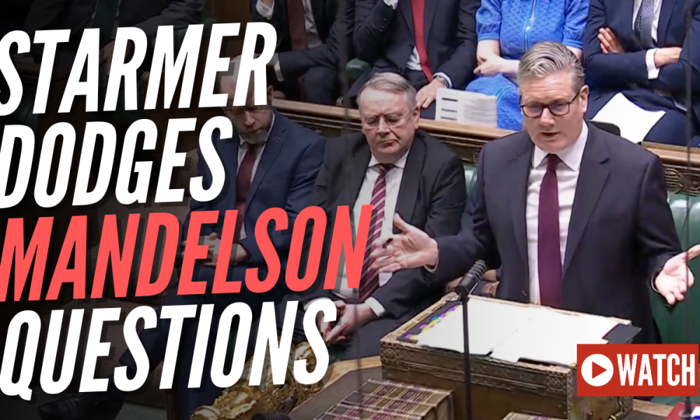 WATCH: Starmer Fails to Deny He Appointed Mandelson Without Speaking to Him