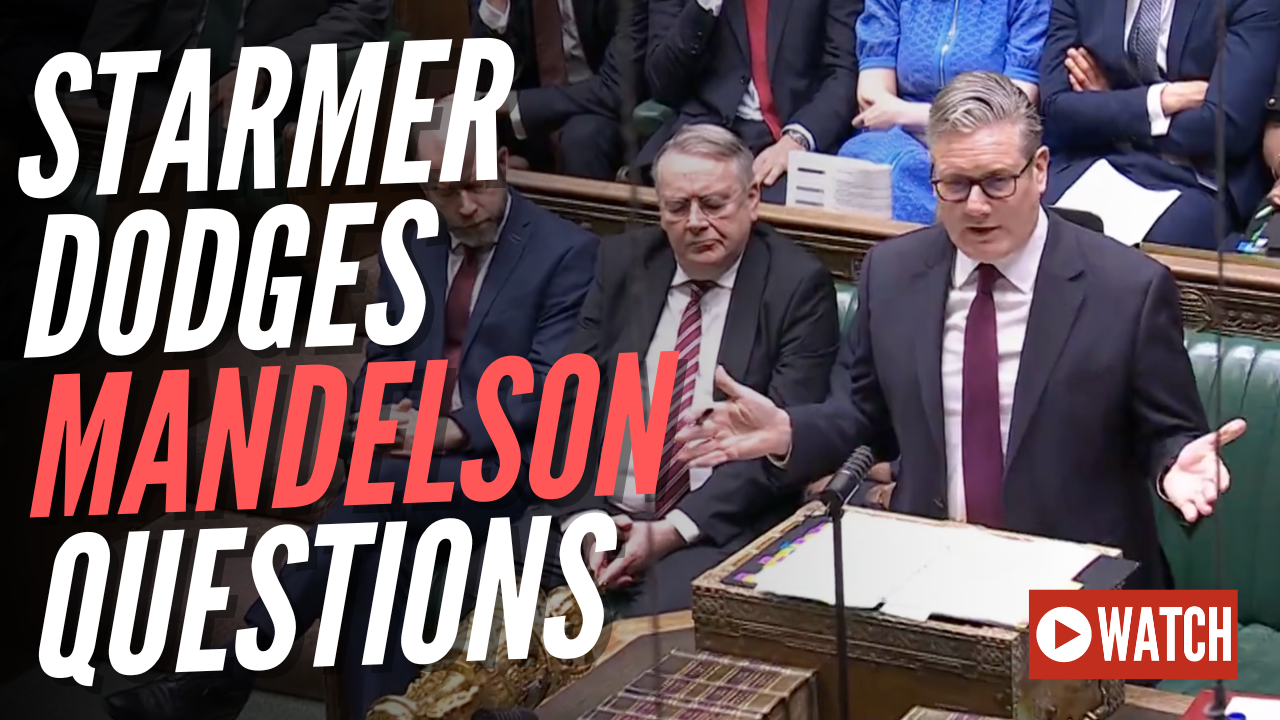 WATCH: Starmer Fails to Deny He Appointed Mandelson Without Speaking to Him
