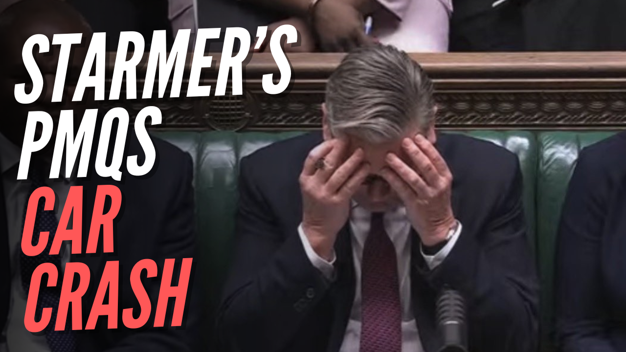 WATCH: Starmer Holds Head in Hands in PMQs Disaster