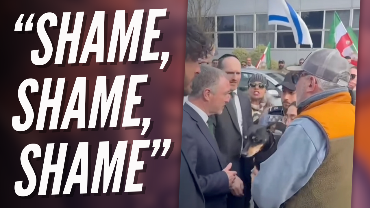 WATCH: Protesters Heckle Steve Reed in Golders Green Over Failure to Proscribe IRGC