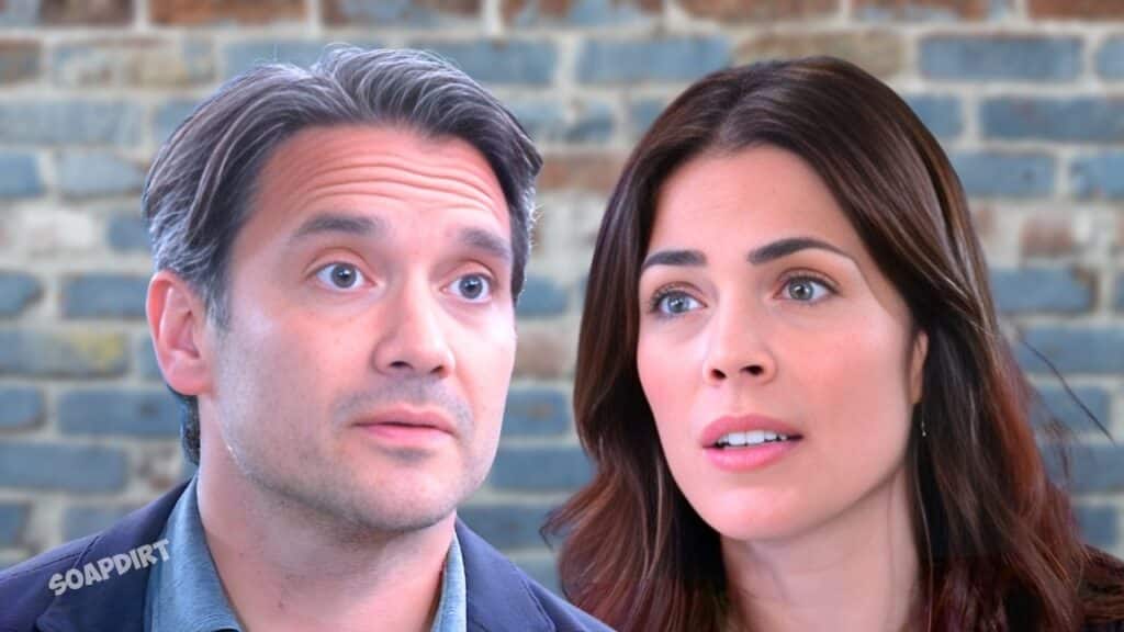 General Hospital: Dante Falconeri (Dominic Zamprogna) - Britt Westbourne (Kelly Thiebaud)