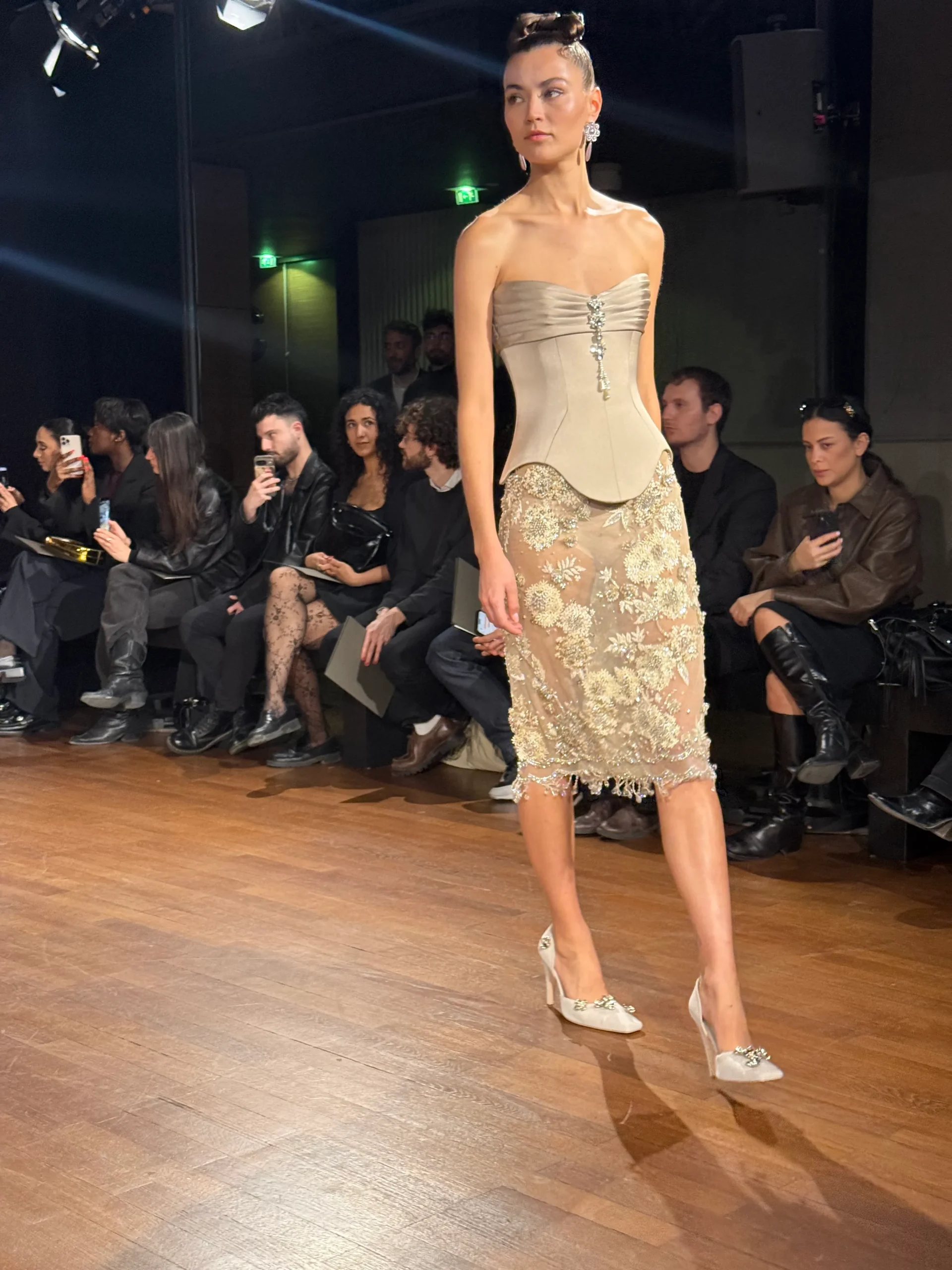 Georges Hobeika Fall 2026 Paris Fashion Week Show Review Lace Feathers And Beaded Evening Glamour IMG 8841