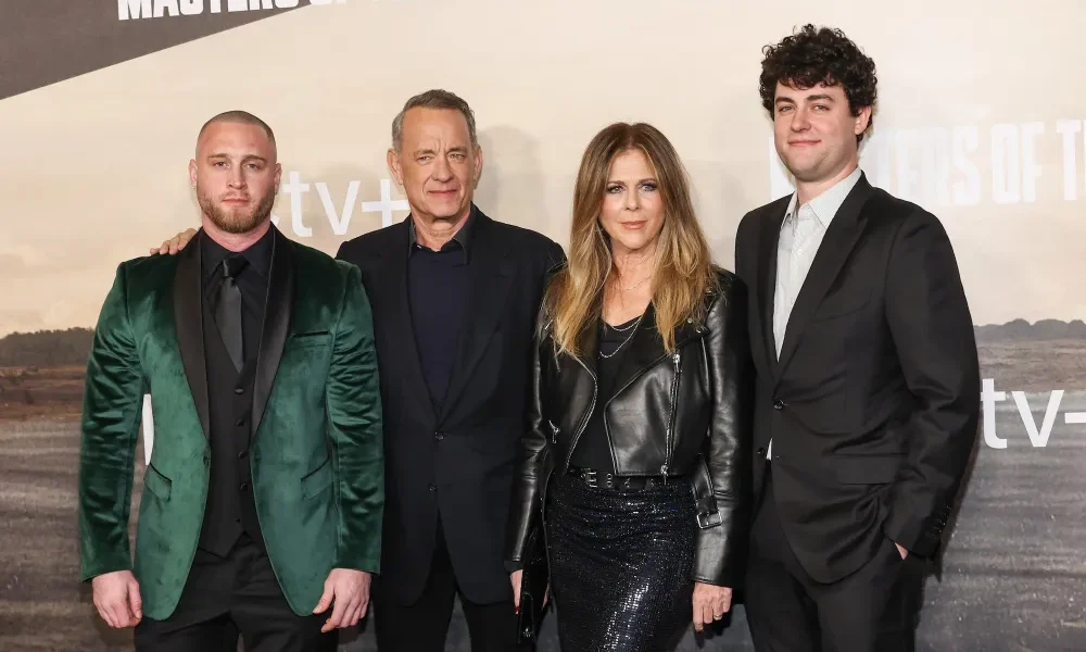 GettyImages-1923851619 Chet Hanks Says Hes Stuck in Colombia Without US Passport tom rita wilson truman