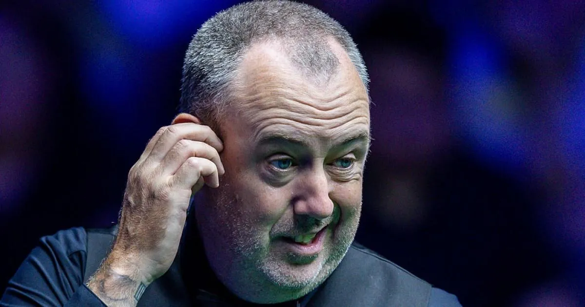 Snooker legend Mark Williams 'deadly serious' about bizarre phobia