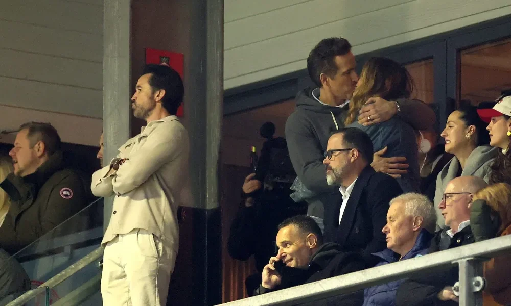 GettyImages-2265280556 Blake Lively Packs on PDA With Husband Ryan Reynolds in Wales