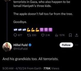Israel fanatic fucked around and found out