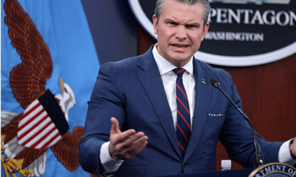 Hegseth humiliates himself in bizarre rant to press