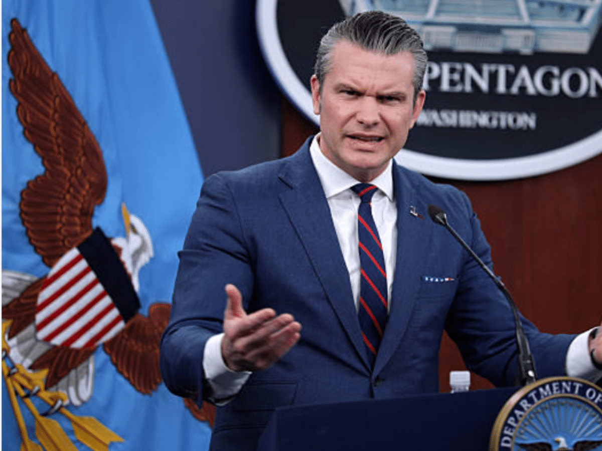 Hegseth humiliates himself in bizarre rant to press