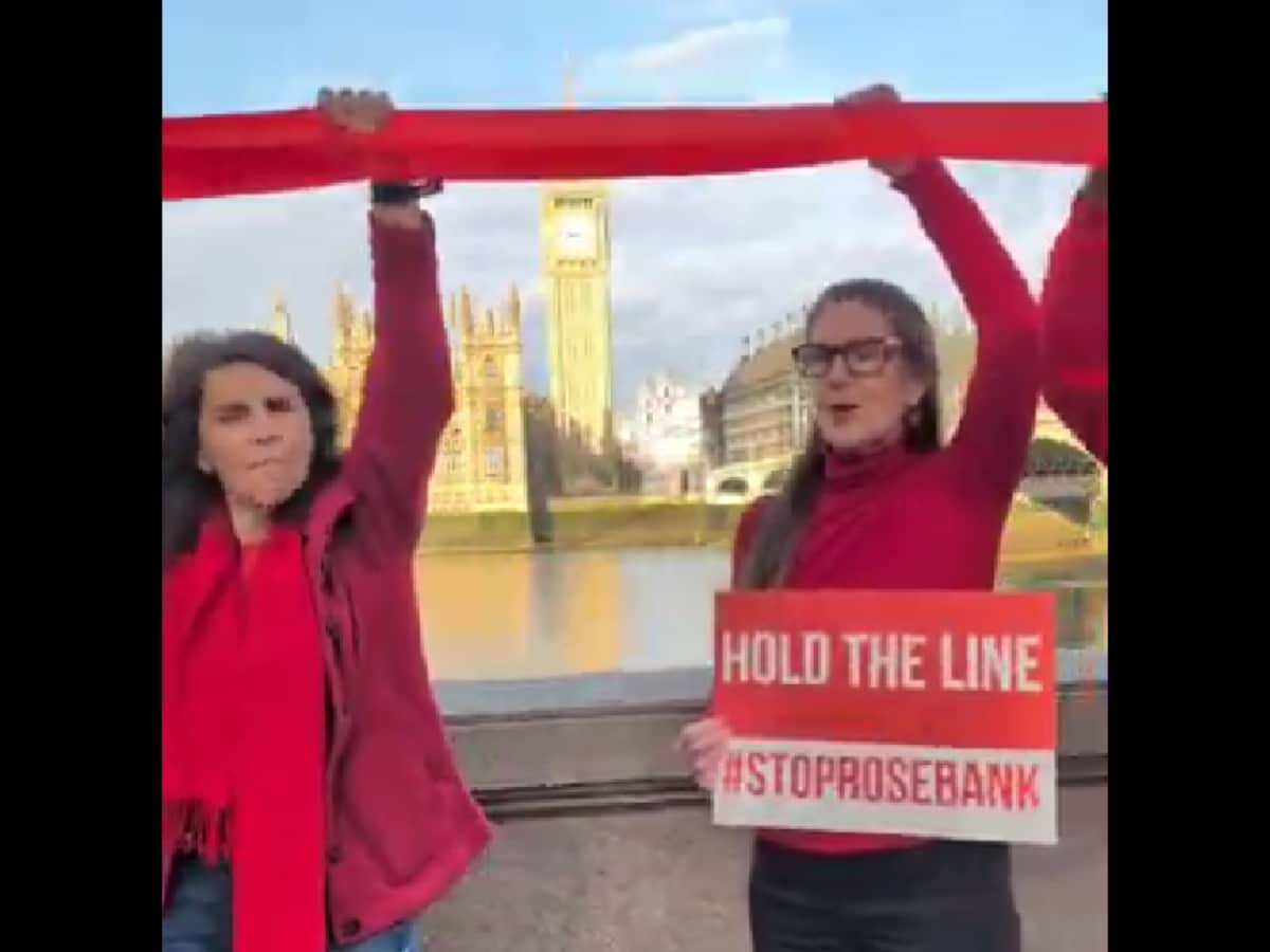 ‘Hold the Line on Rosebank’ - campaigners target parliament as oil field decision looms