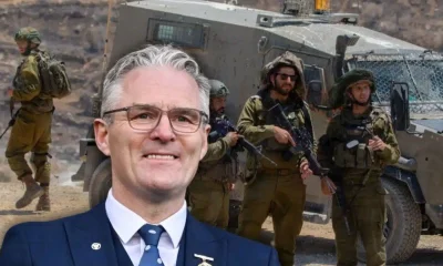 Jarlath Burns receives award after outrageous Palestine comments