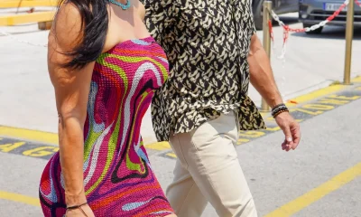 Jeff Bezos and Lauren Sanchez are seen out for a walk in St-Tropez