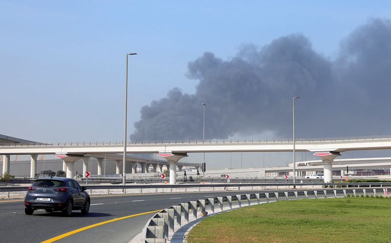 Waves of blasts heard over Dubai, Doha for second day, witnesses say