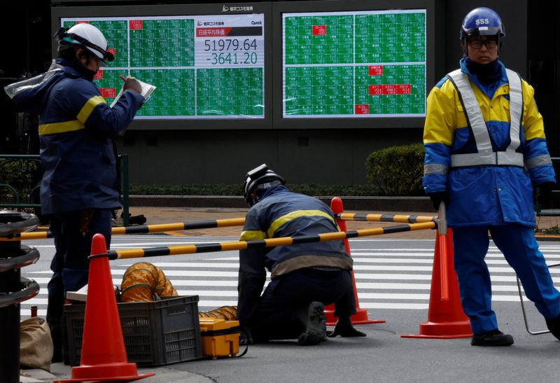 Asia shares skid, yields rise as Gulf war escalates