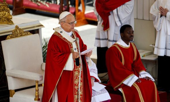 Pope Leo says God rejects prayers of leaders who wage wars