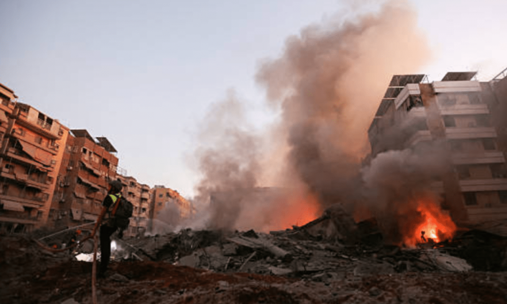 Israel bombs displaced people in Beirut