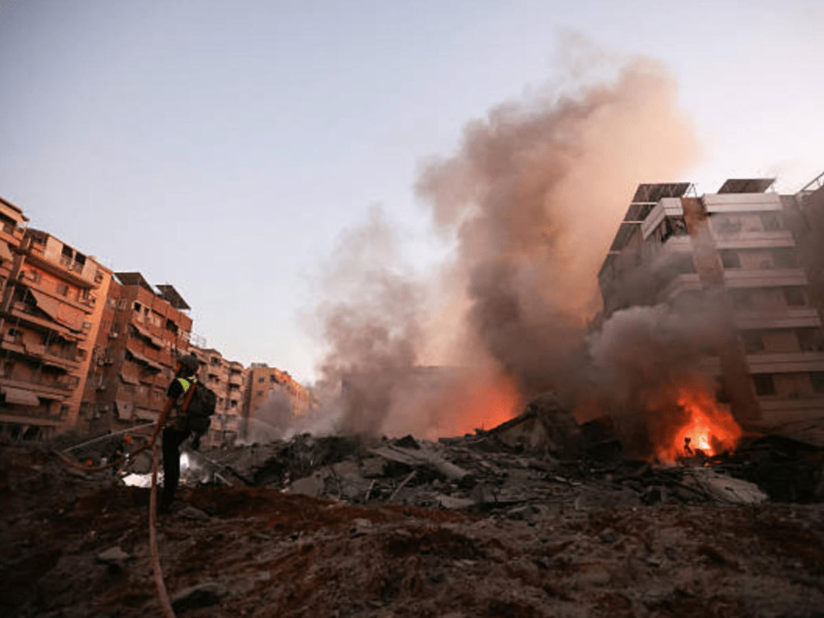 Israel bombs displaced people in Beirut