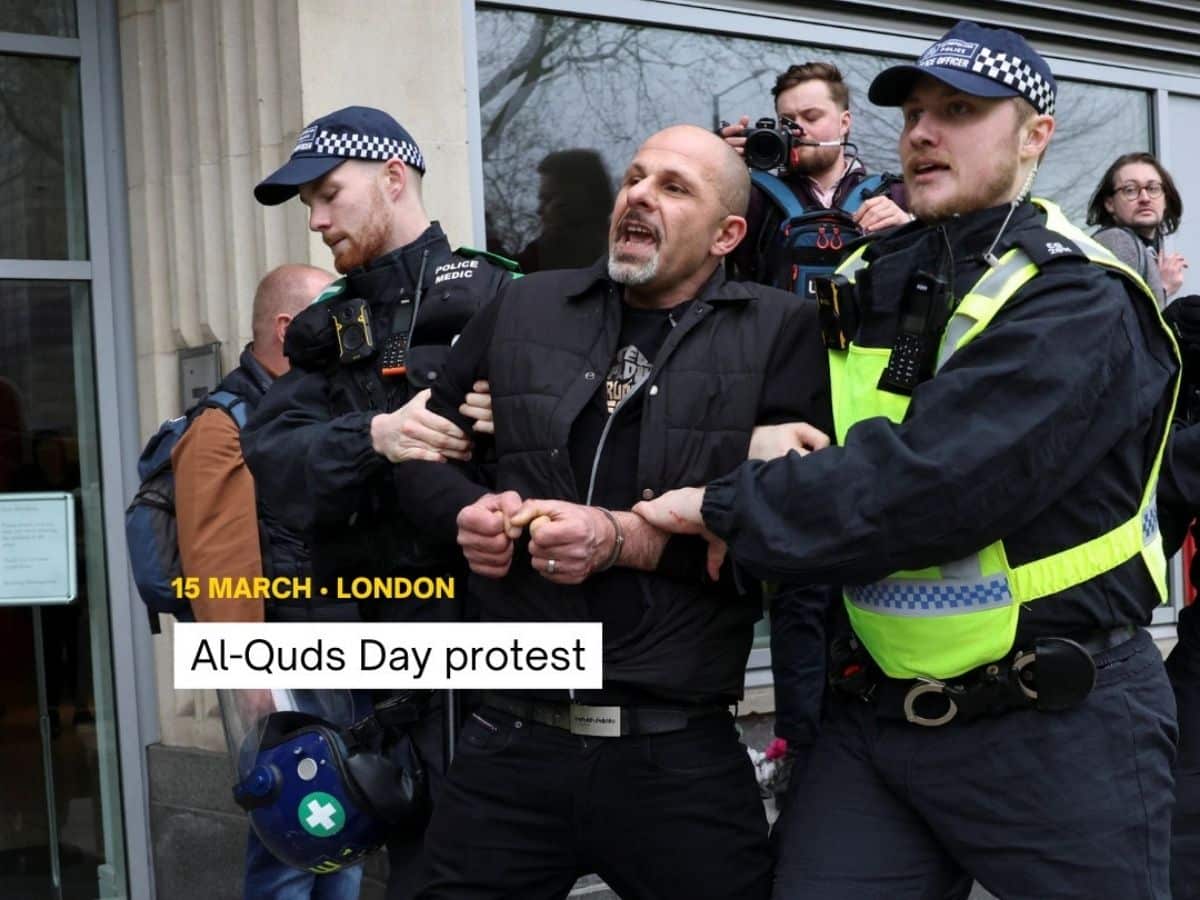 Met Police announced successful repression of antiwar protest