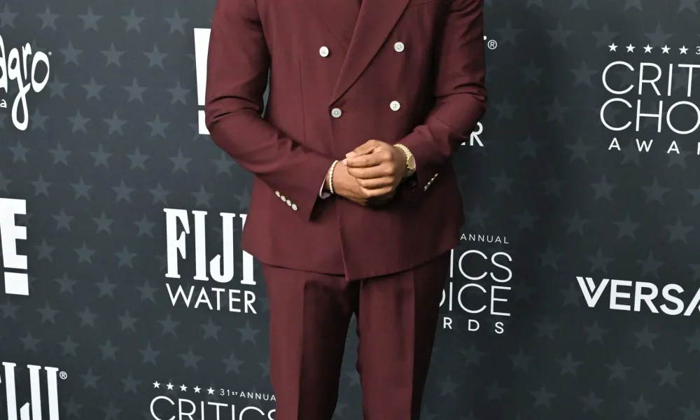 Michael B. Jordan at the 2026 Critics Choice Awards.