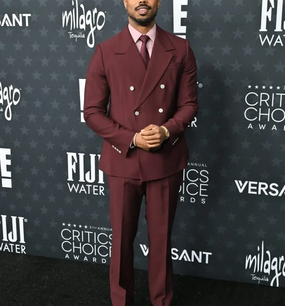 Michael B. Jordan at the 2026 Critics Choice Awards.