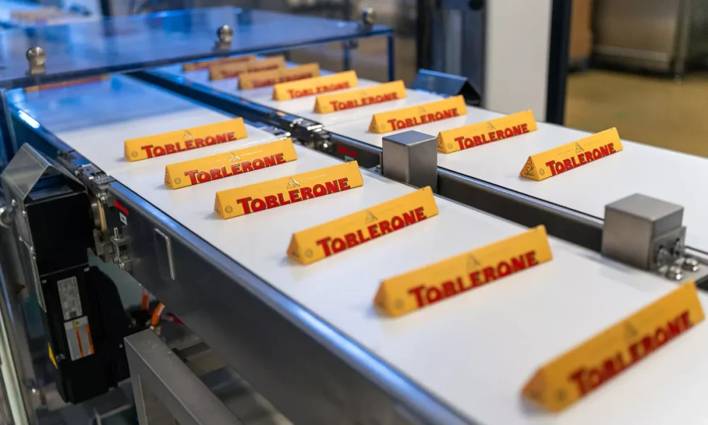Mondelez starts up new Toblerone manufacturing line