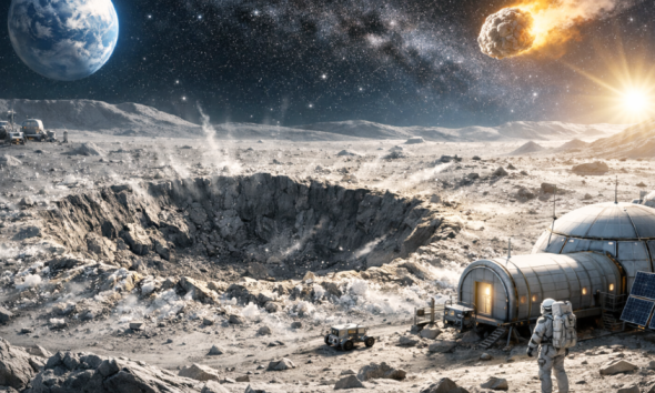Moon's Latest Crater Could Impact Lunar Habitation