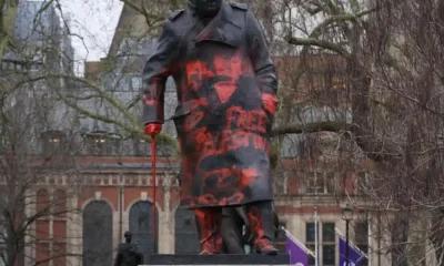 Olax Outis appears in court over Churchill statue action