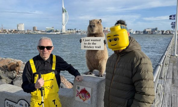 Bricksy Trail Gosport - created by Level Up Gosport in collaboration with Bricksy & Mr Dot.