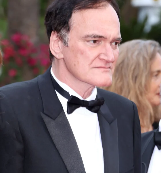 Quentin Tarantino on the red carpet