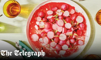 Roast radishes with honey and mint