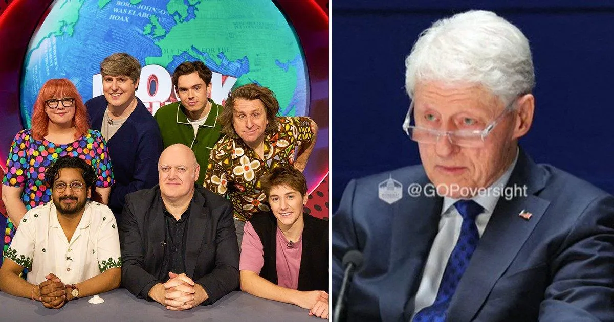 Mock the Week destroys 'sex president' Bill Clinton over Epstein links