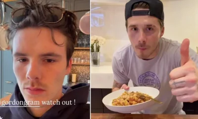 Cruz Beckham comes for Brooklyn's career with 'passive-aggressive' cooking video