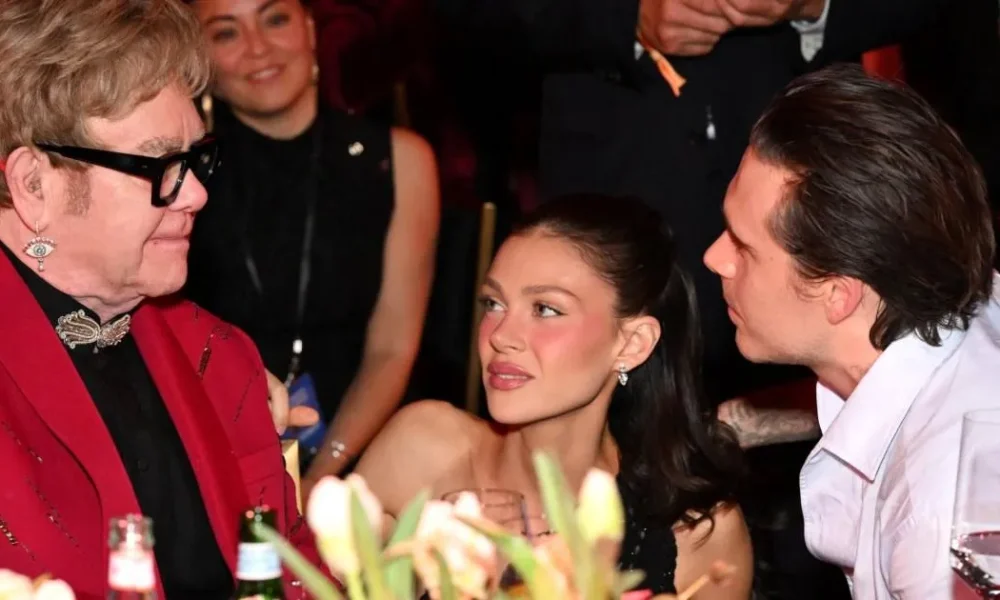 Brooklyn Beckham attends godfather Elton John’s Oscars party after Mother’s Day snub